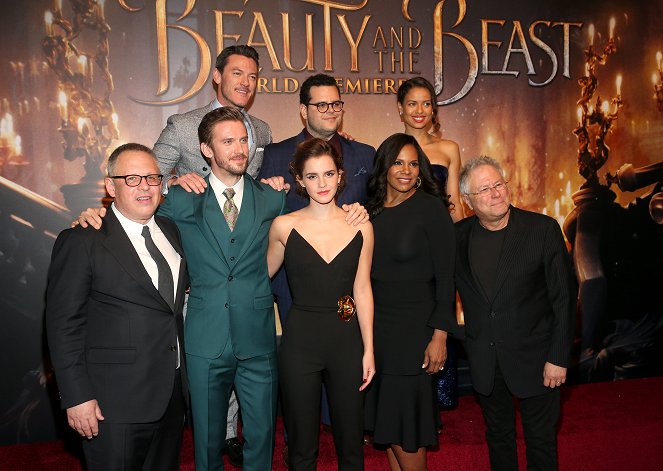 Beauty and the Beast - Events - Bill Condon, Dan Stevens, Luke Evans, Emma Watson, Josh Gad, Audra McDonald, Gugu Mbatha-Raw, Alan Menken