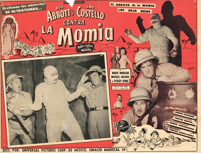 Abbott and Costello Meet the Mummy - Lobbykaarten