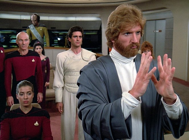 Star Trek - Das nächste Jahrhundert - Der stumme Vermittler - Filmfotos - Patrick Stewart, Leo Damian, Howie Seago