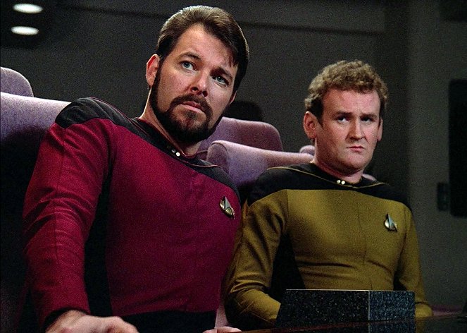 Star Trek: The Next Generation - Season 2 - Unnatural Selection - Photos - Jonathan Frakes, Colm Meaney
