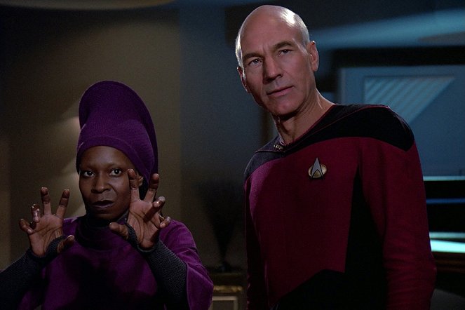 Star Trek: La nueva generación - Q Who - De la película - Whoopi Goldberg, Patrick Stewart