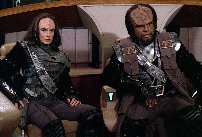 Star Trek: Następne pokolenie - Wysłannik - Z filmu - Suzie Plakson, Michael Dorn