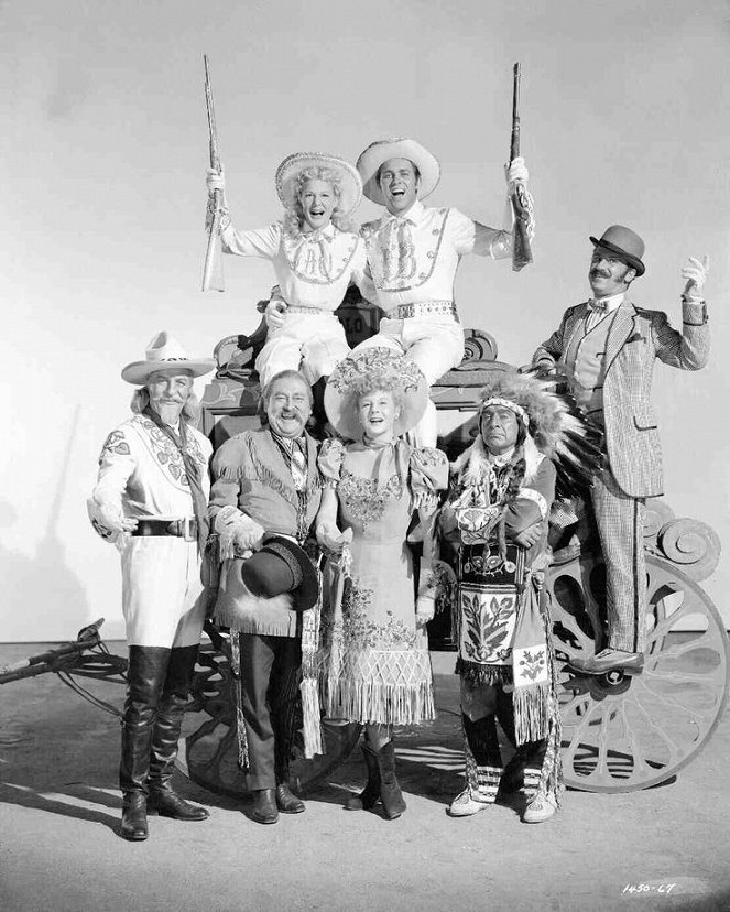 La reina del oeste - Promoción - Louis Calhern, Edward Arnold, Betty Hutton, Benay Venuta, Howard Keel, J. Carrol Naish, Keenan Wynn