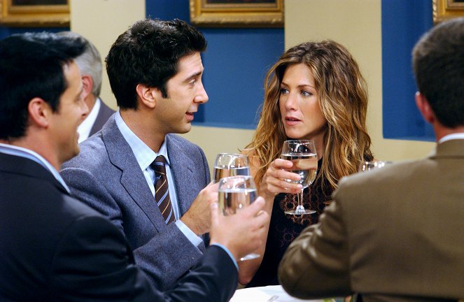Friends - Season 9 - Dinner for Six - Filmfotos - David Schwimmer, Jennifer Aniston