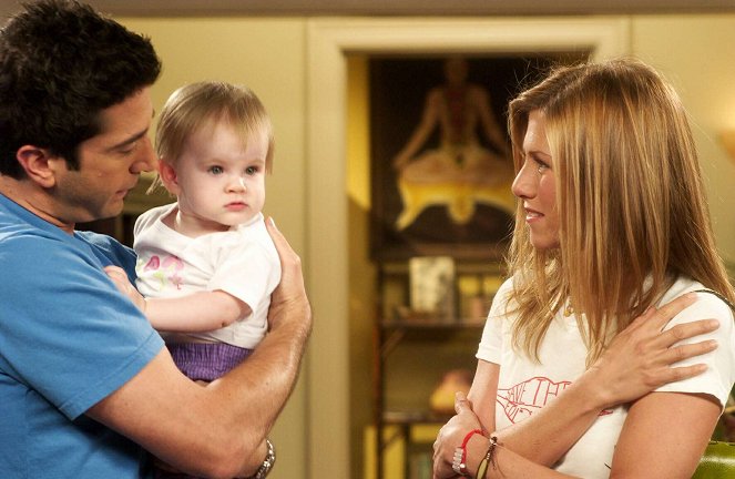 Jóbarátok - Season 10 - Joey és Rachel csókja után - Filmfotók - David Schwimmer, Jennifer Aniston