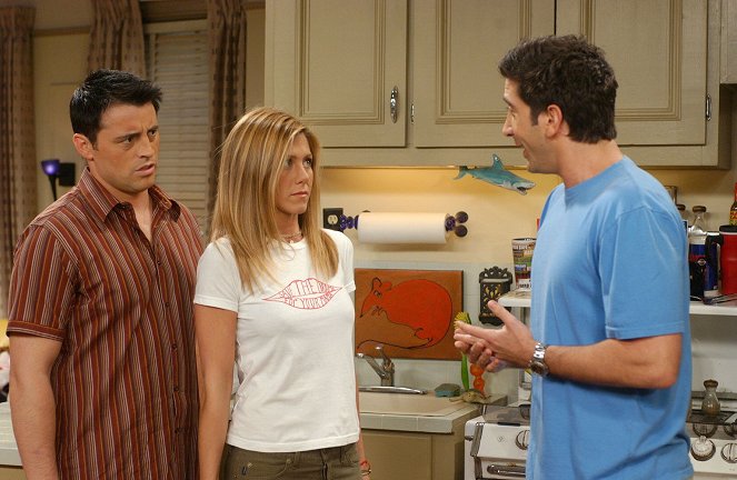 Amigos - Season 10 - En el que Ross está bien - De la película - Matt LeBlanc, Jennifer Aniston, David Schwimmer