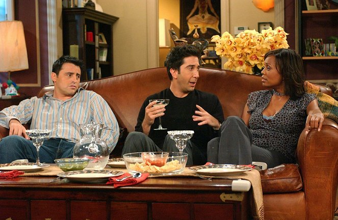 Przyjaciele - Season 10 - Ten, w którym Ross ma się dobrze - Z filmu - Matt LeBlanc, David Schwimmer, Aisha Tyler