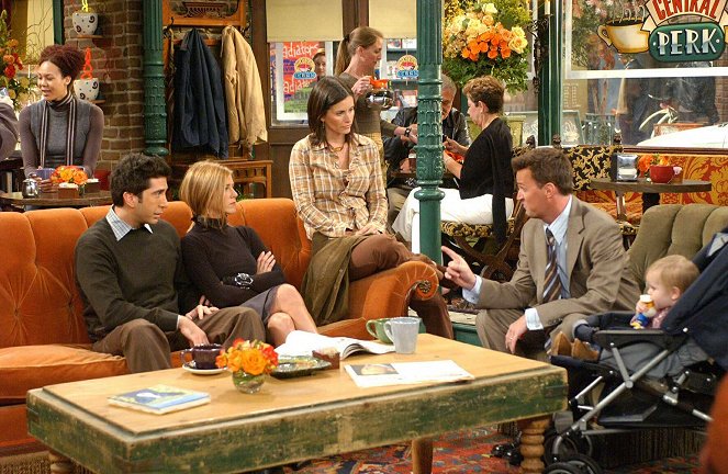 Friends - Aquele com o Bolo - Do filme - David Schwimmer, Jennifer Aniston, Courteney Cox, Matthew Perry