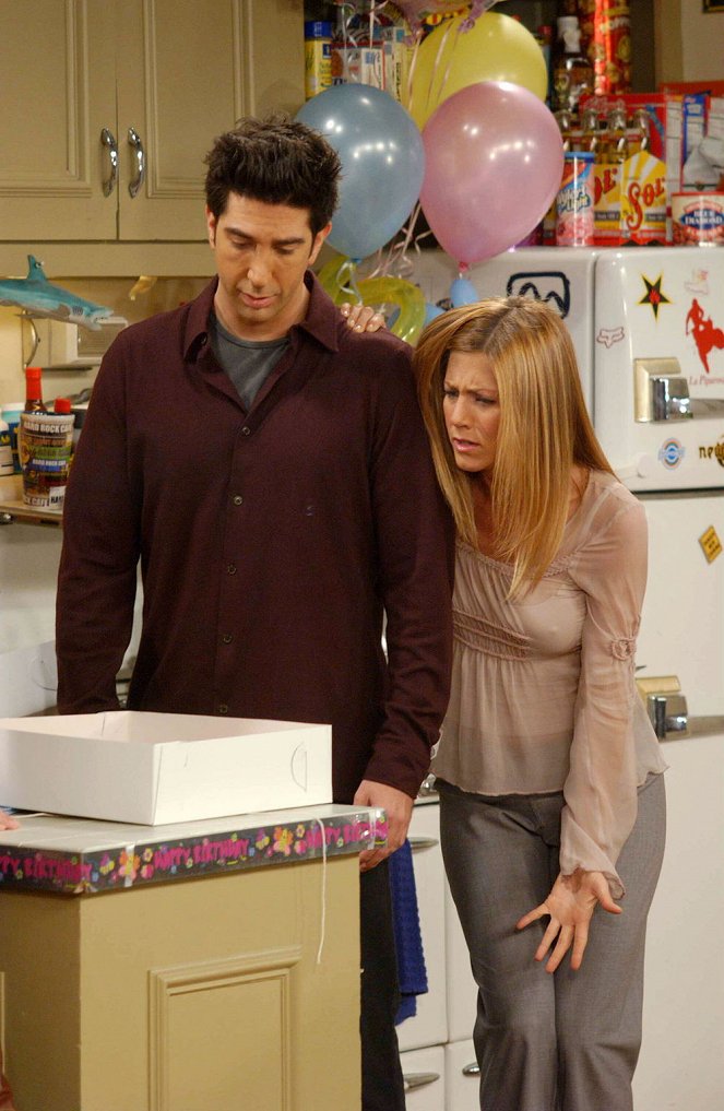 Friends - Celui qui transformait le gâteau d'anniversaire - Film - David Schwimmer, Jennifer Aniston