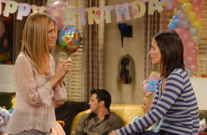 Friends - Season 10 - Geschenke, Geschenke - Filmfotos - Jennifer Aniston, Matt LeBlanc, Courteney Cox
