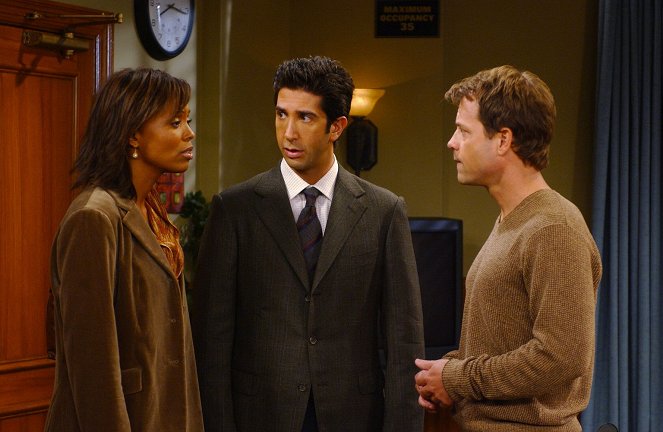 Friends - Aquele com a Bolsa de Estudos do Ross - Do filme - Aisha Tyler, David Schwimmer, Greg Kinnear
