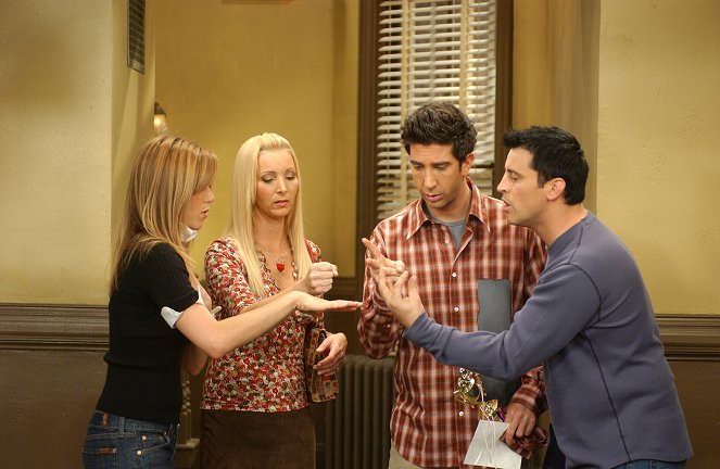 Friends - The One with the Late Thanksgiving - Van film - Jennifer Aniston, Lisa Kudrow, David Schwimmer, Matt LeBlanc