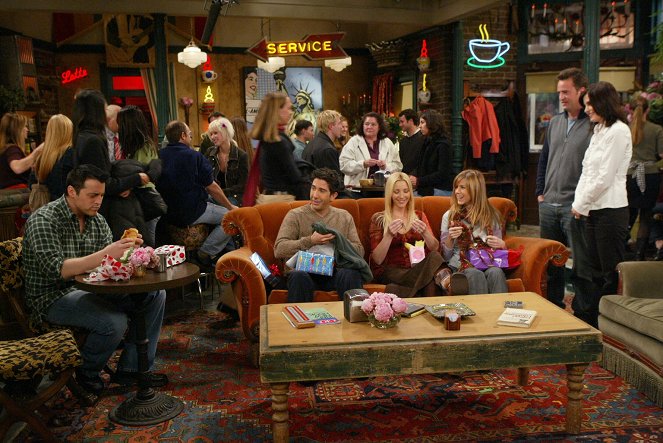 Friends - Aquele em que o Chandler é Pego - Do filme - Matt LeBlanc, David Schwimmer, Lisa Kudrow, Jennifer Aniston, Matthew Perry, Courteney Cox
