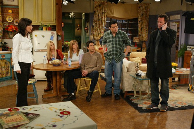 Friends - The One Where Chandler Gets Caught - Kuvat elokuvasta - Courteney Cox, Lisa Kudrow, Jennifer Aniston, David Schwimmer, Matt LeBlanc, Matthew Perry