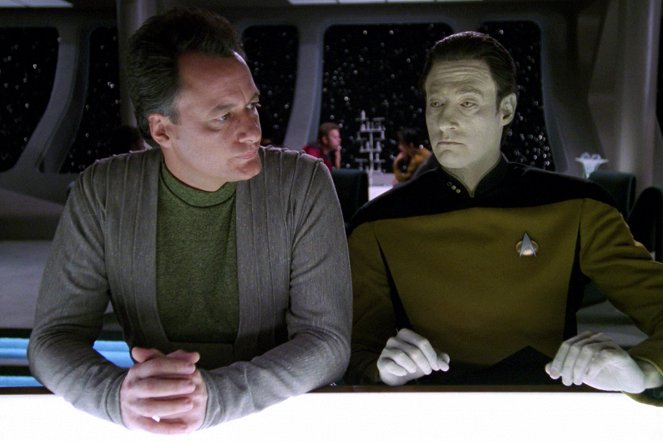 Star Trek: Az új nemzedék - Déjà Q - Filmfotók - John de Lancie, Brent Spiner