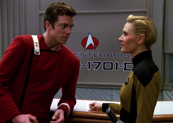 Star Trek: Az új nemzedék - Yesterday's Enterprise - Filmfotók - Christopher McDonald, Denise Crosby
