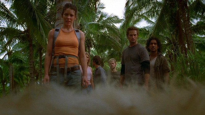 Lost - Pilot: Part 2 - Van film - Evangeline Lilly, Josh Holloway, Naveen Andrews