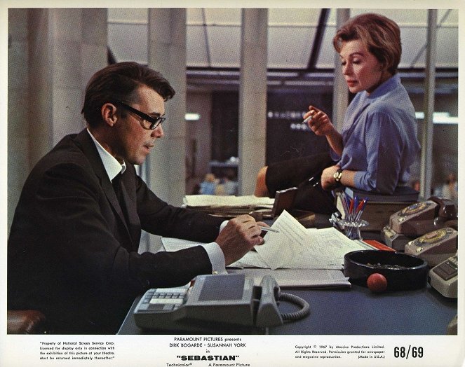 Sebastian - Cartões lobby - Dirk Bogarde