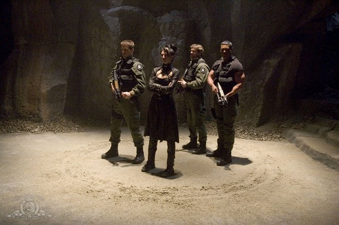 Stargate Kommando SG-1 - Season 9 - Avalon - Filmfotos - Ben Browder, Claudia Black, Michael Shanks, Christopher Judge