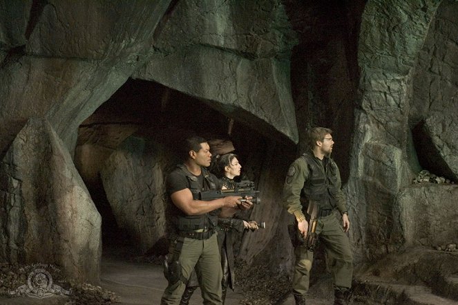 Stargate Kommando SG-1 - Season 9 - Avalon - Filmfotos - Christopher Judge, Claudia Black, Michael Shanks