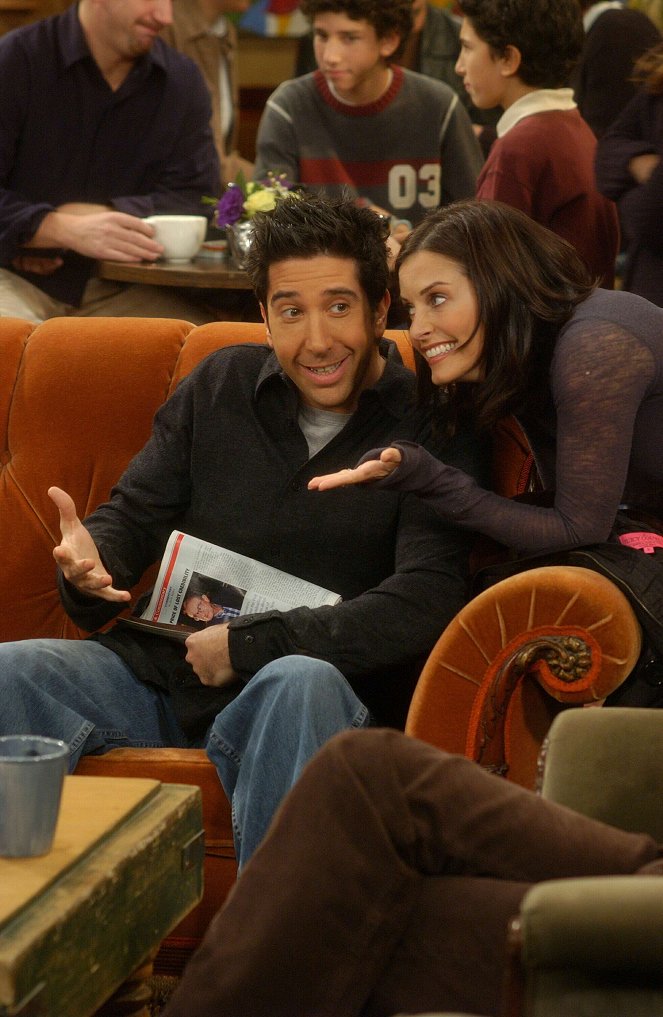 Friends - The One Where the Stripper Cries - Photos - David Schwimmer, Courteney Cox