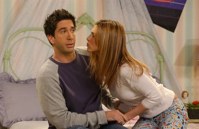 Przyjaciele - Season 10 - Ten, w którym Joey mówi po francusku - Z filmu - David Schwimmer, Jennifer Aniston