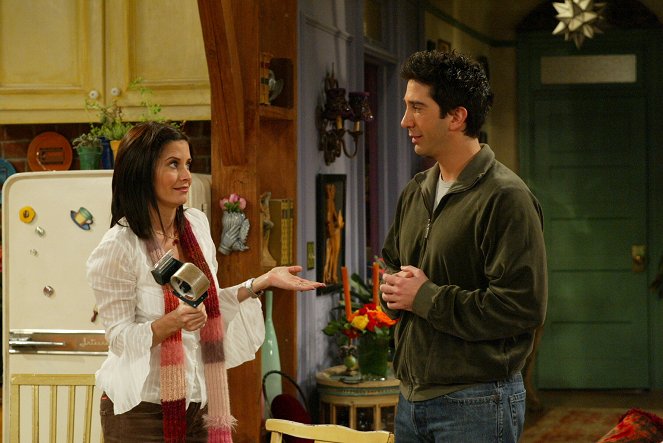Friends - Season 10 - The One with Rachel's Going Away Party - Photos - Courteney Cox, David Schwimmer