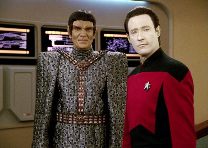 Star Trek: Az új nemzedék - Future Imperfect - Filmfotók - Andreas Katsulas, Brent Spiner