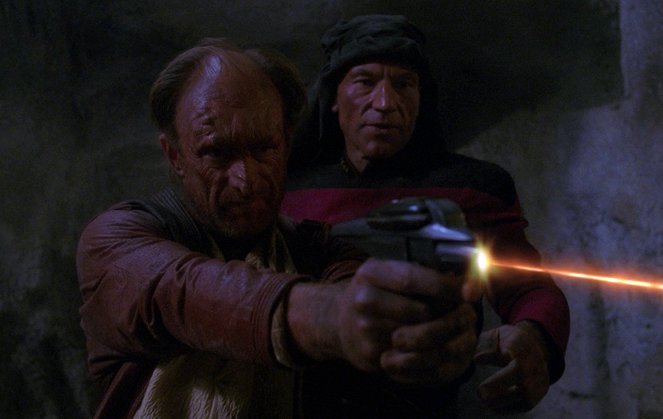 Star Trek: Następne pokolenie - Ostatnia misja - Z filmu - Nick Tate, Patrick Stewart