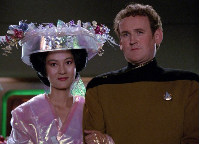 Star Trek: The Next Generation - Season 4 - Data's Day - Photos - Rosalind Chao, Colm Meaney