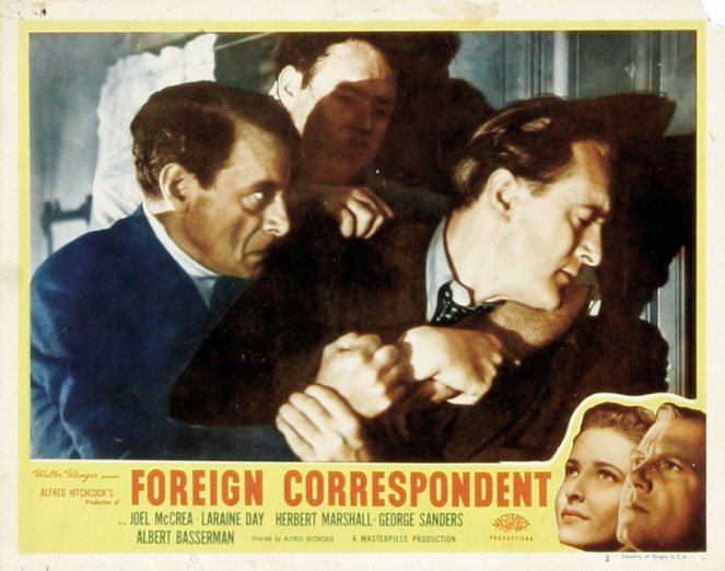 Foreign Correspondent - Lobby Cards