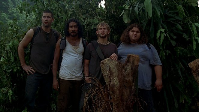 Lost - Eltűntek - Megszállottság - Filmfotók - Matthew Fox, Naveen Andrews, Dominic Monaghan, Jorge Garcia