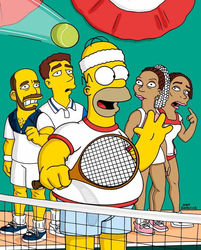 The Simpsons - Season 12 - Tennis the Menace - Van film