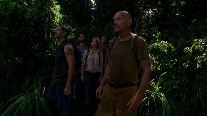 Lost - Eltűntek - Menekülés 3/1 - Filmfotók - Matthew Fox, Jorge Garcia, Evangeline Lilly, Terry O'Quinn