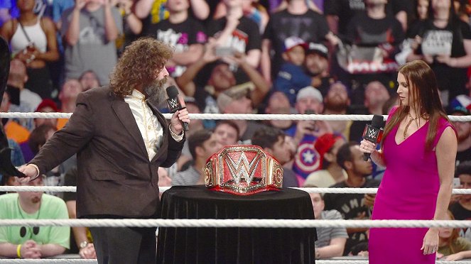 WWE SummerSlam - Photos - Mick Foley, Stephanie McMahon