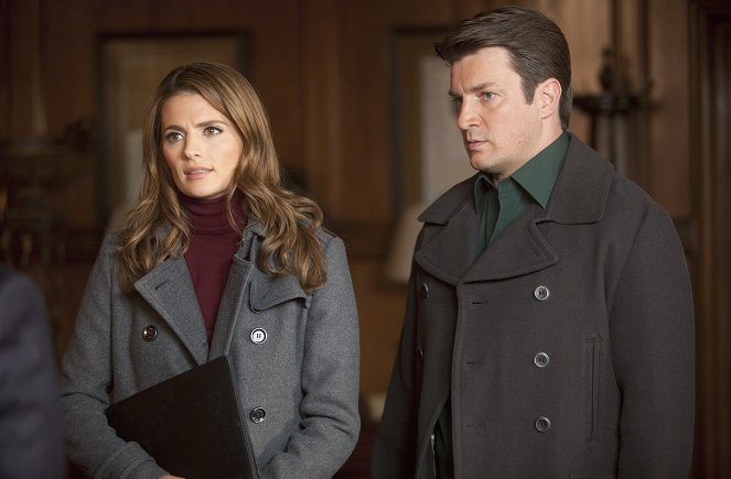 Castle - Dial M for Mayor - Photos - Stana Katic, Nathan Fillion