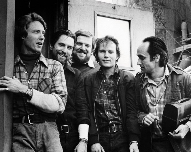 O Caçador - De filmagens - Christopher Walken, Robert De Niro, John Savage, John Cazale
