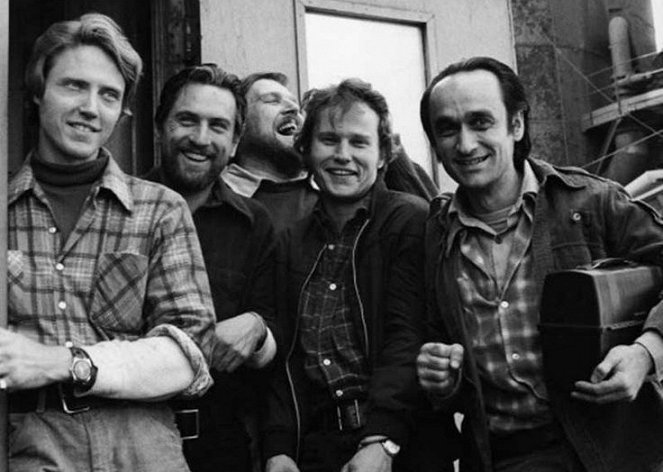 A szarvasvadász - Forgatási fotók - Christopher Walken, Robert De Niro, John Savage, John Cazale