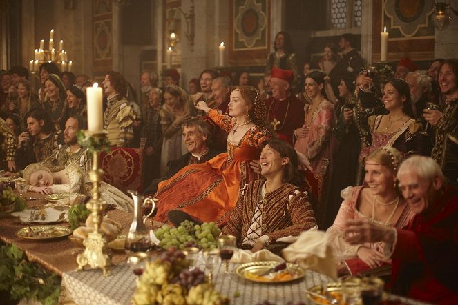 Os Bórgias - Lucrezia's Wedding - Do filme - François Arnaud, Ronan Vibert, Jeremy Irons, Lotte Verbeek, David Oakes