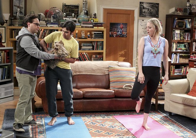 The Big Bang Theory - Die Beschimpfungs-Theorie - Filmfotos - Johnny Galecki, Kunal Nayyar, Kaley Cuoco