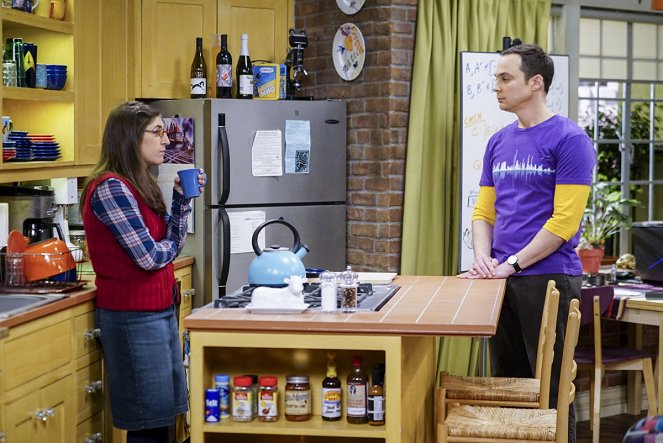 The Big Bang Theory - The Collaboration Fluctuation - Van film - Mayim Bialik, Jim Parsons