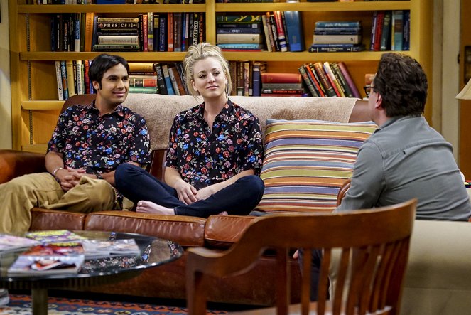 The Big Bang Theory - The Collaboration Fluctuation - Van film - Kunal Nayyar, Kaley Cuoco