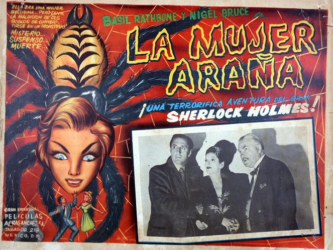 Sherlock Holmes and the Spider Woman - Cartes de lobby
