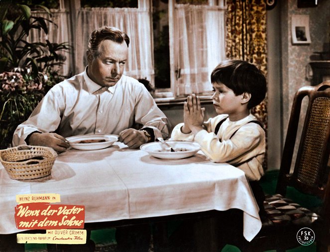 Wenn der Vater mit dem Sohne - Lobby Cards - Heinz Rühmann, Oliver Grimm