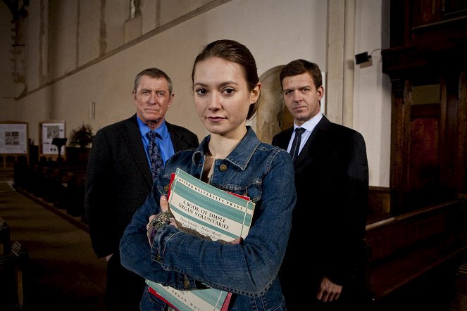 Inspector Barnaby - Season 13 - Mord von Meisterhand - Werbefoto - John Nettles, Lydia Wilson, Jason Hughes