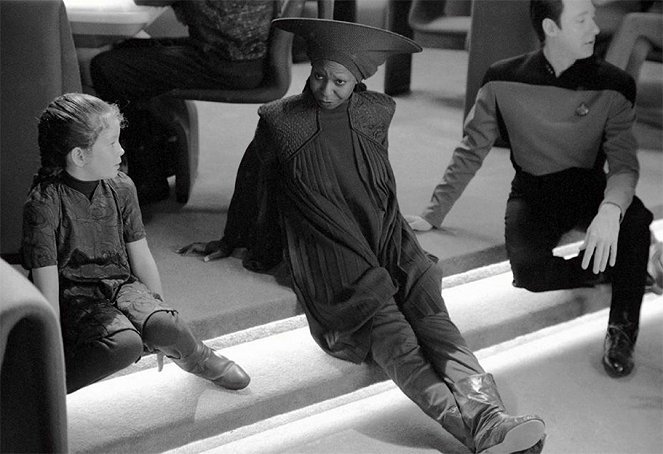 Star Trek: Następne pokolenie - Zmyślona przyjaciółka - Z realizacji - Noley Thornton, Whoopi Goldberg, Brent Spiner