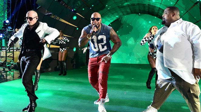WrestleMania 33 - Photos - Pitbull, Flo Rida