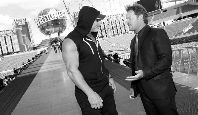 WrestleMania 33 - Forgatási fotók - Bill Goldberg, Chris Jericho