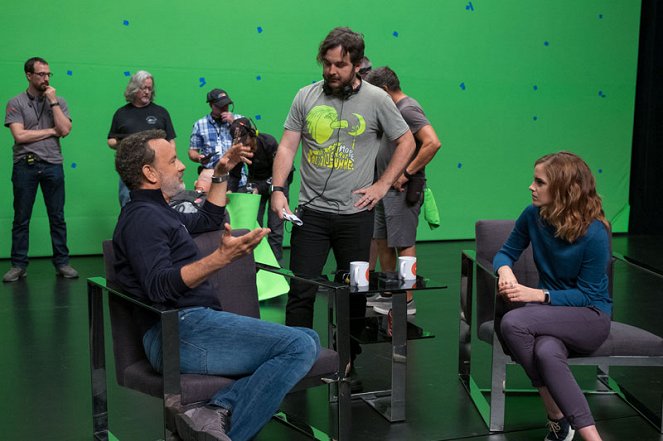 El círculo - Del rodaje - Tom Hanks, James Ponsoldt, Emma Watson