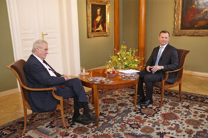 Týden s prezidentem - Filmfotos - Miloš Zeman, Jaromír Soukup